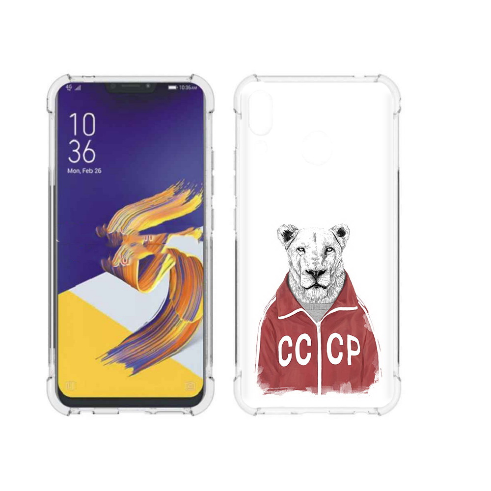 

Чехол MyPads Tocco для Asus ZenFone 5 львица ссср, Прозрачный, Tocco
