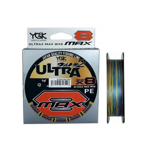 

Шнур плетеный YGK Ultra2 MAX WX8 200m 1.5 (13.0kg), Разноцветный, Ultra2 MAX WX8