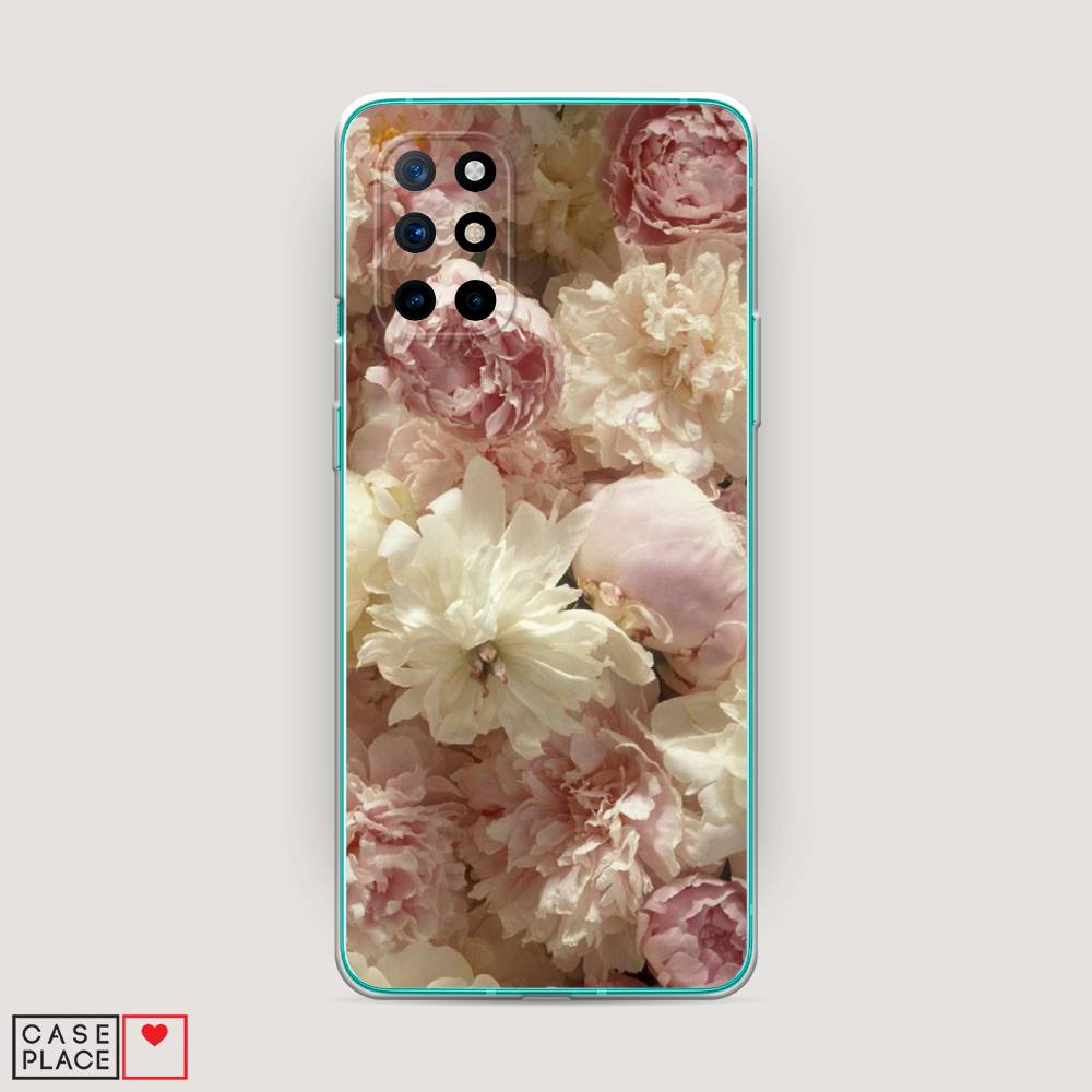

Чехол Awog на OnePlus 8T / ВанПлас 8T "Пионы светлые", Бежевый;коричневый, 151150-8