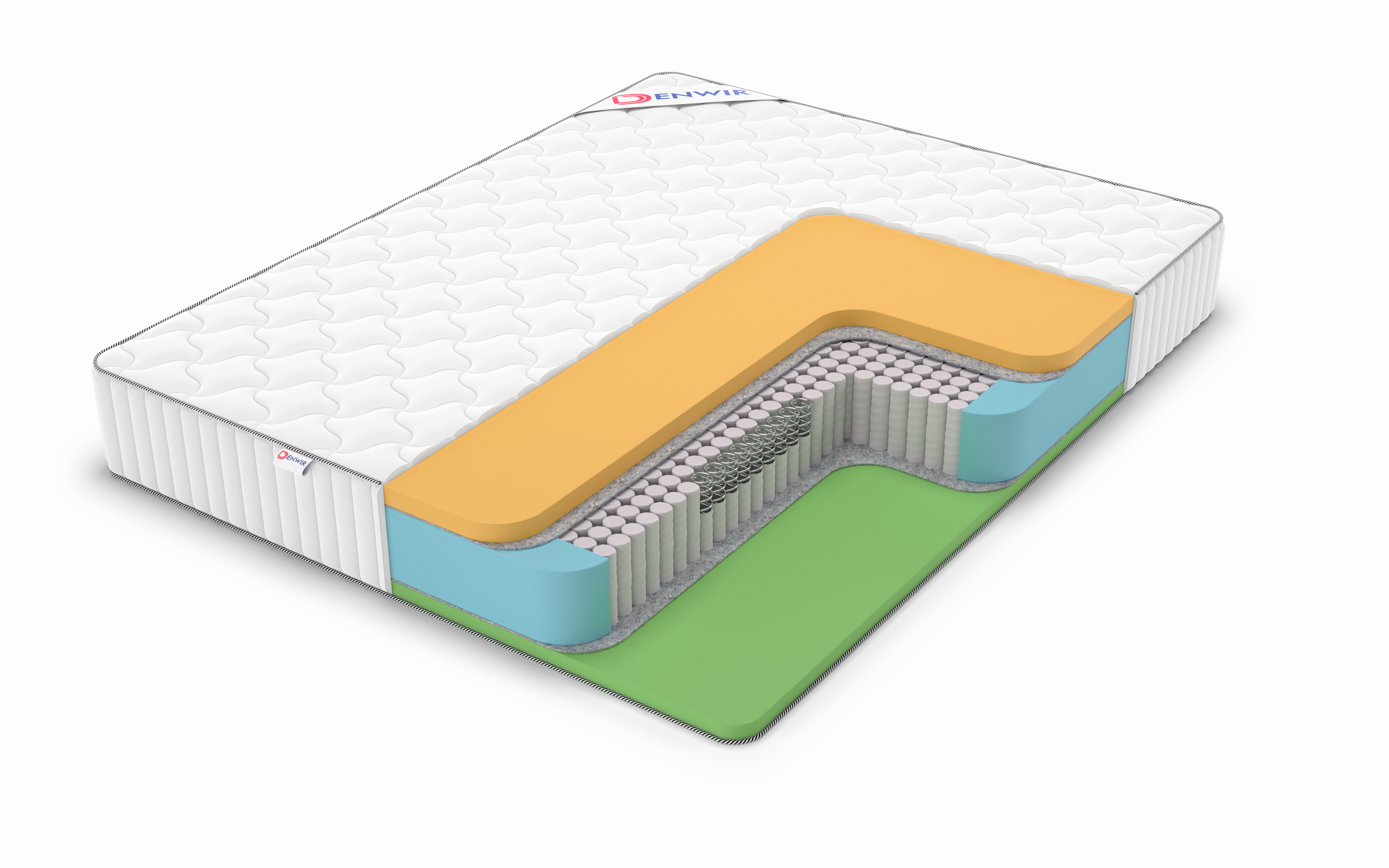 

Матрас пружинный DENWIR CLASSIC MEMO FOAM S1000 /chstmat_CMFS1000_105x186, Белый, CLASSIC MEMO FOAM S1000