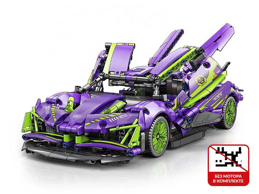 

Конструктор MOYU Спорткар Purple Devil, 1256 деталей, MY88320, MY88320
