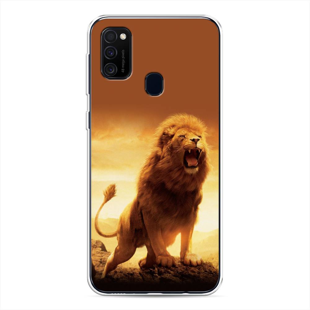 

Чехол для Samsung Galaxy M21/M30s "Львиный рык", Коричневый;желтый;оранжевый, 29750-1