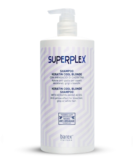 Шампунь Barex Italiana Superplex для придания холодного оттенка 750 мл