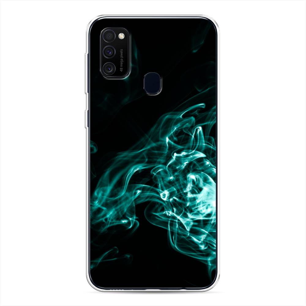 

Чехол для Samsung Galaxy M21/M30s "Дым", Голубой;черный, 29750-3
