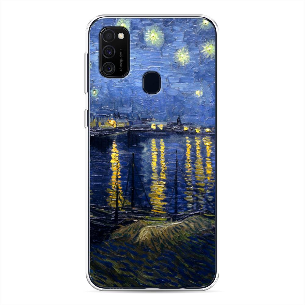 

Чехол для Samsung Galaxy M21/M30s "Звездная ночь над Роной", Синий;желтый, 29750-4