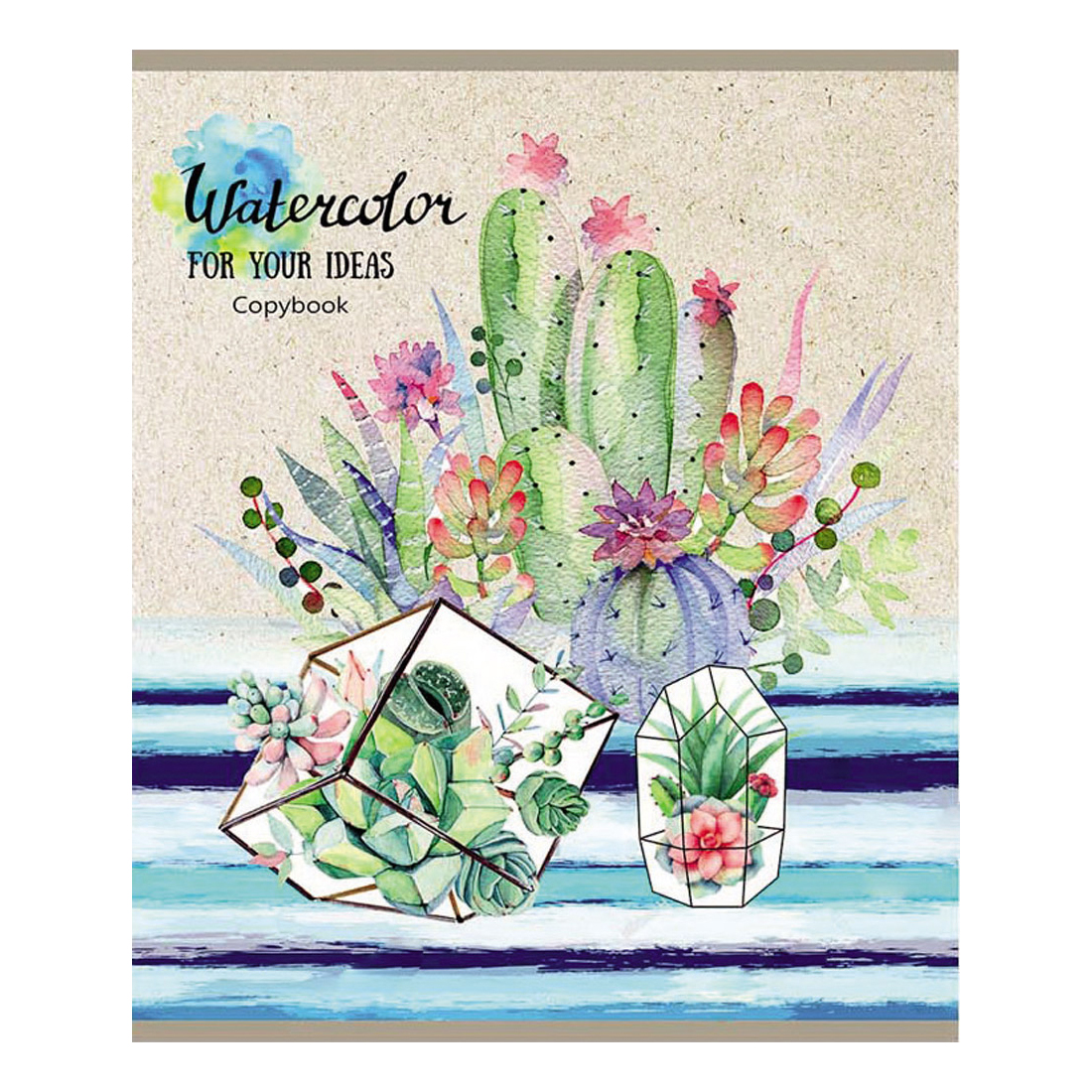 

Тетрадь Проф-Пресс Акварельные рисунки А5 в клетку 96 листов