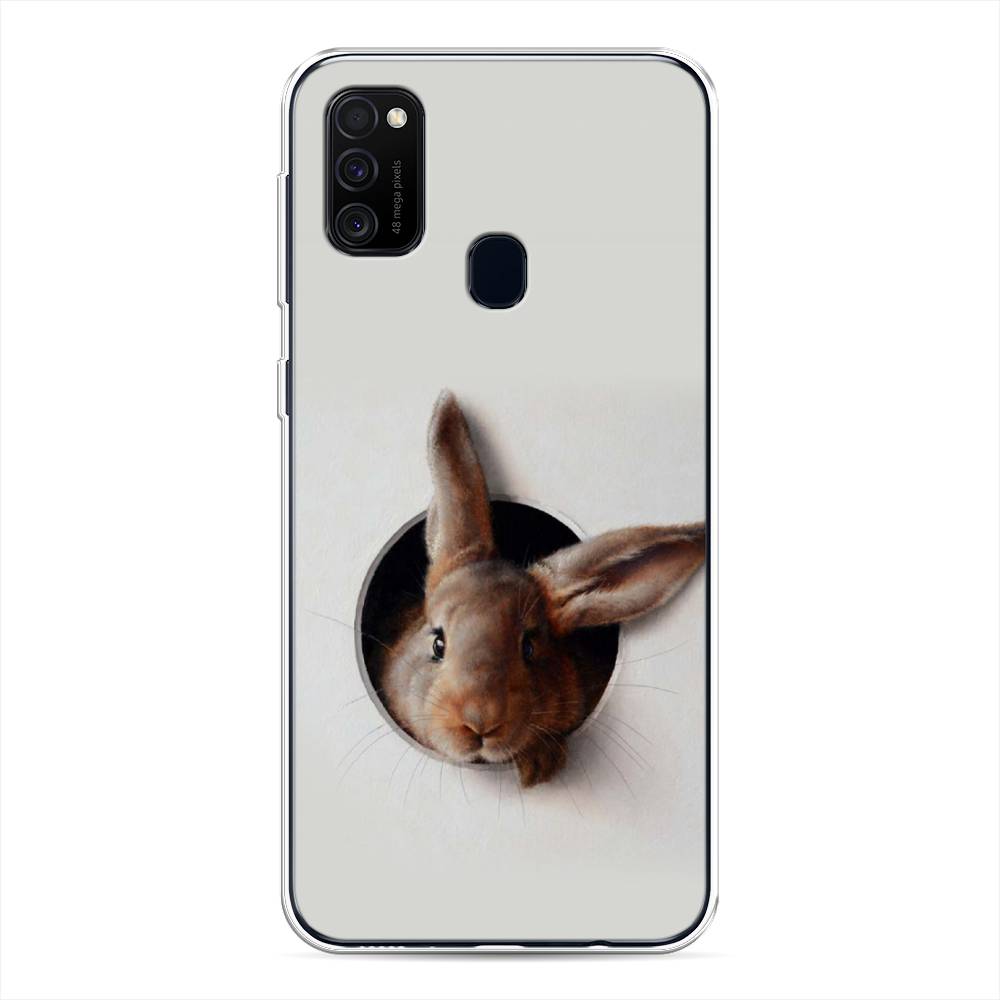 

Чехол для Samsung Galaxy M21/M30s "Любопытный кролик", Серый;коричневый, 29750-1