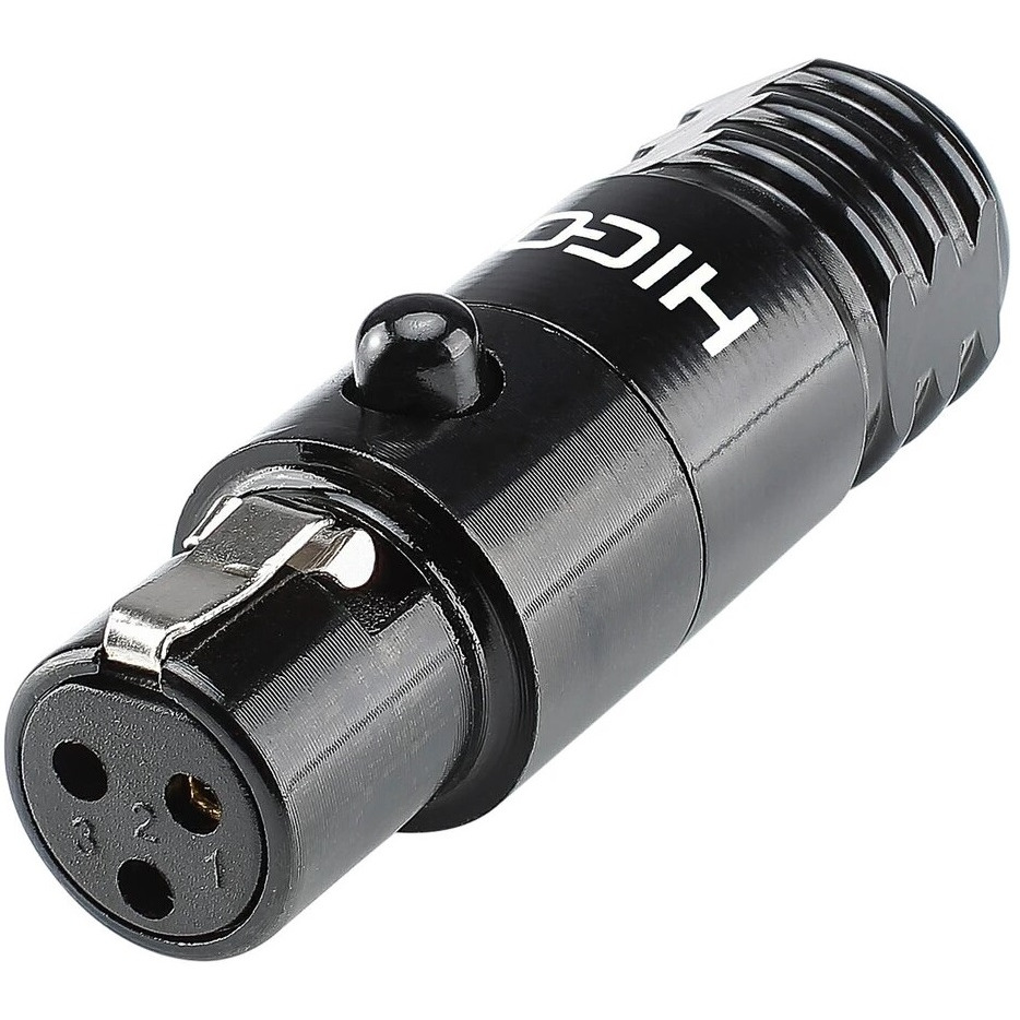 

Разъем mini XLR (Mама) HIC-ON HI-XMCF3-B, HI-XMCF3-B