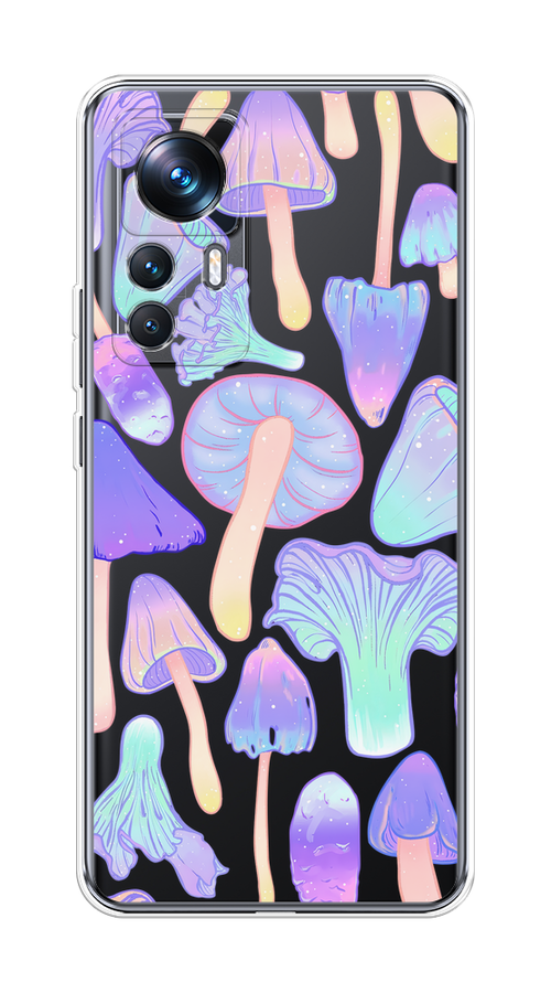 

Чехол на Xiaomi 12T Pro "Пастельные грибы", Фиолетовый;голубой, 315750-1
