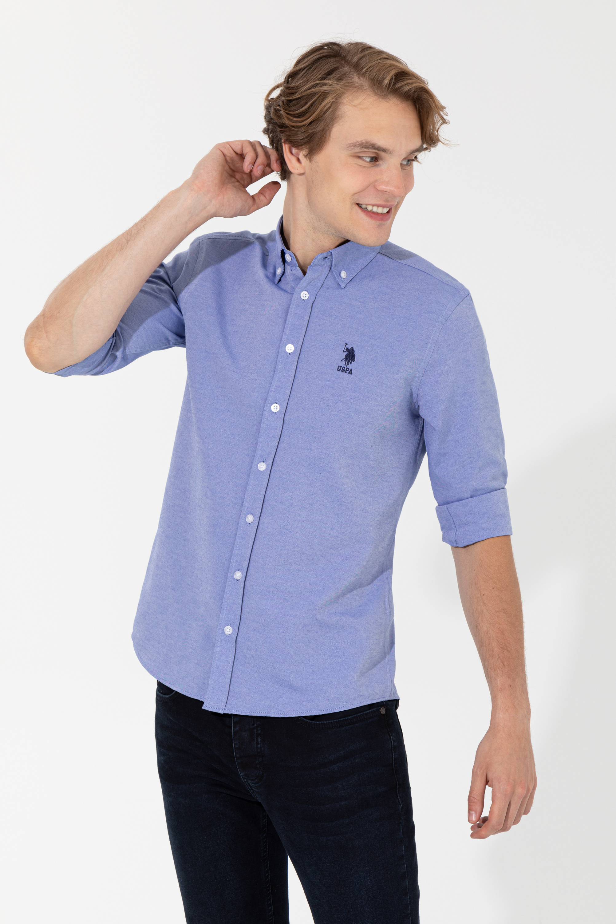 

Рубашка мужская U.S. POLO Assn. g081gl0040meto022k черная S, Черный, g081gl0040meto022k