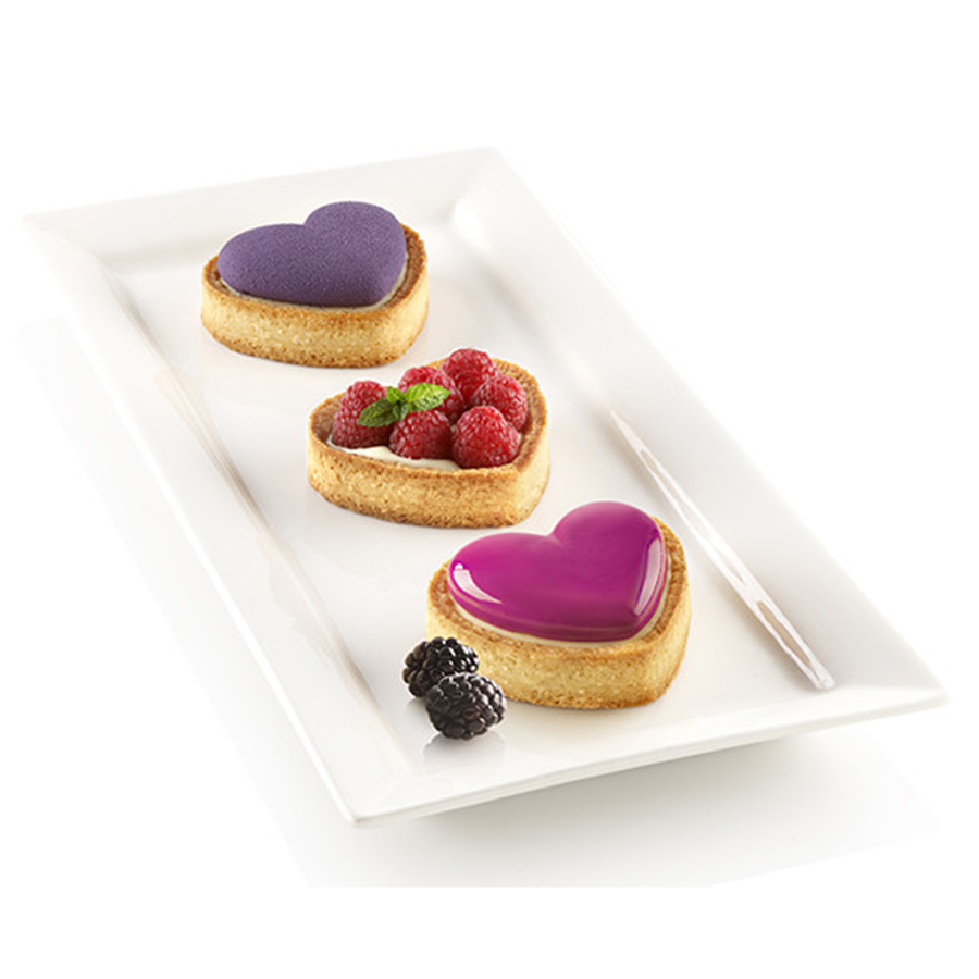 фото Набор для приготовления пирожных mini tarte petit amour силиконовая silikomart