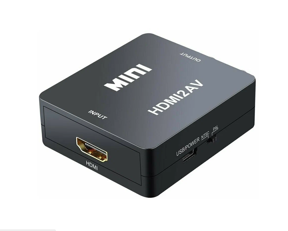 

Переходник NoBrand 3RCA - HDMI черный 00-00001807, 3RCA - HDMI
