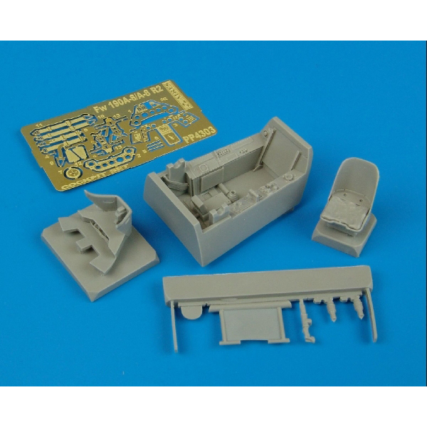 

Набор дополнений Aires 1/48 Fw 190A-8/A-8 R2 cockpit set 4303