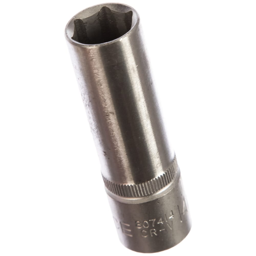 

Головка свечная 1/2", 6 гранная, 65 мм, 14 мм FORCE 807414