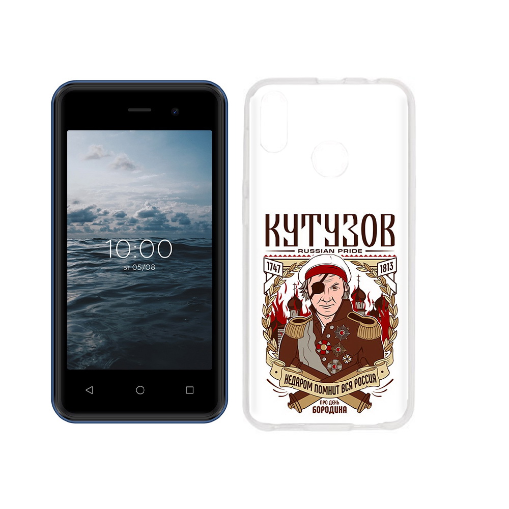 

Чехол MyPads Tocco для BQ 4030G Nice Mini Кутузов, Прозрачный, Tocco