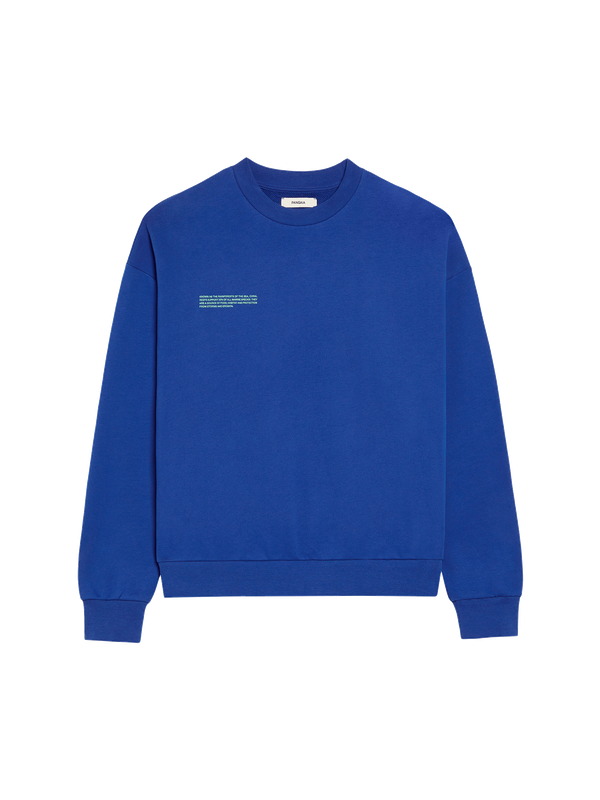 

Свитшот унисекс PANGAIA 94 синий XXL, 94