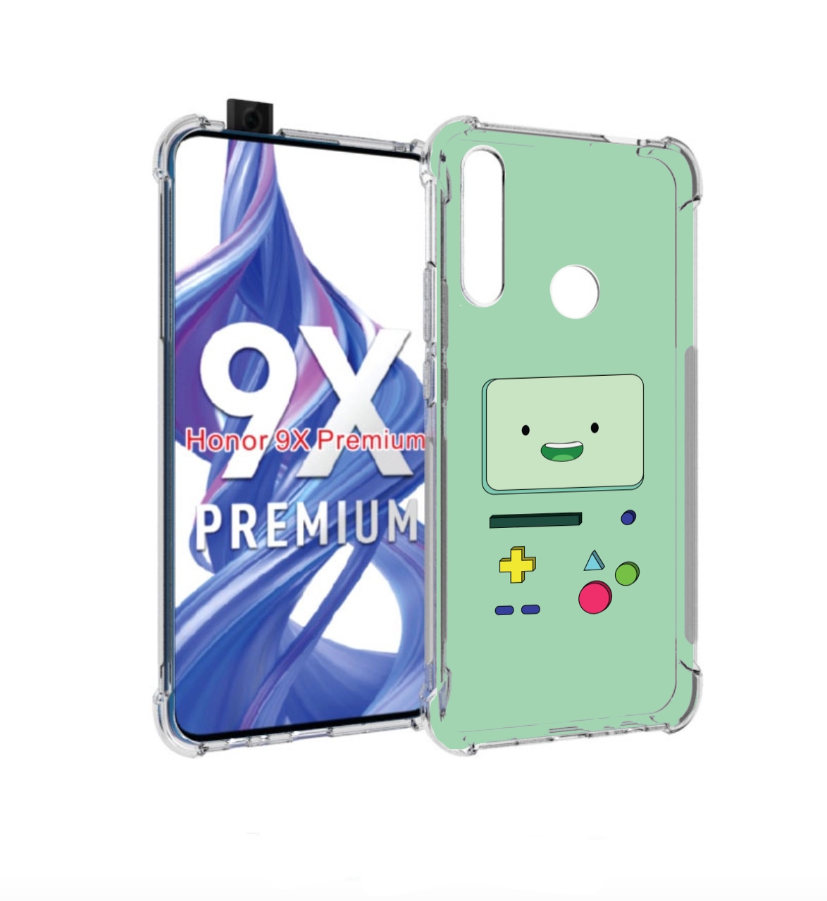 

Чехол бампер MyPads собери-приставку детский для Honor 9X (STK-L, Прозрачный, Tocco