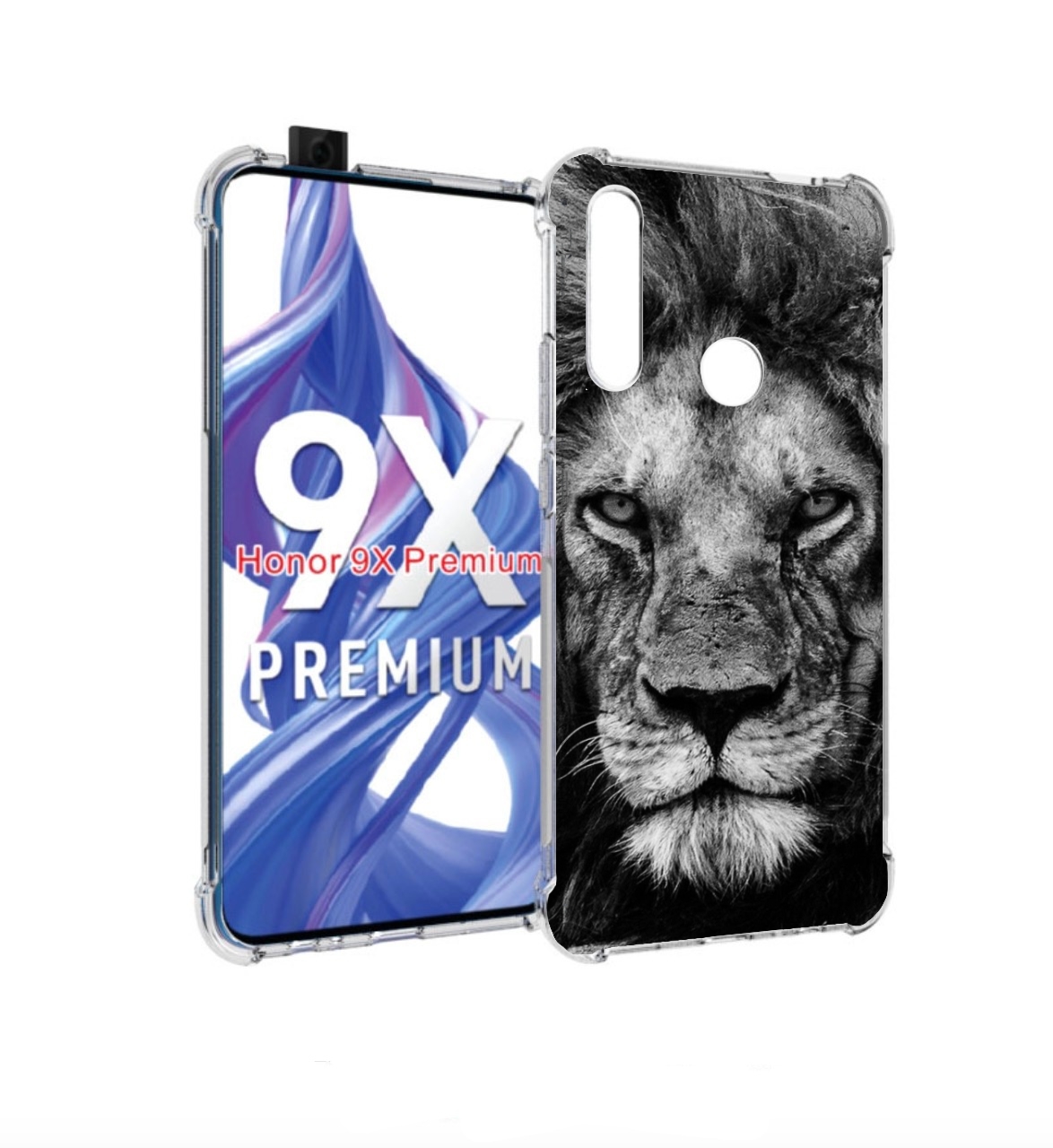

Чехол бампер MyPads смуглый лев мужской для Honor 9X (STK-LX1)/H, Прозрачный, Tocco