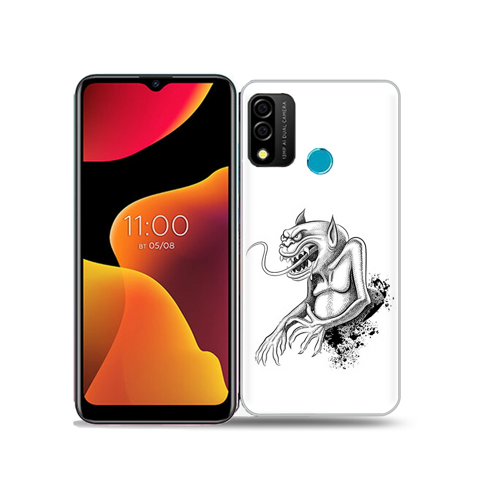 

Чехол MyPads Tocco для BQ 6645L Element чорт, Прозрачный, Tocco