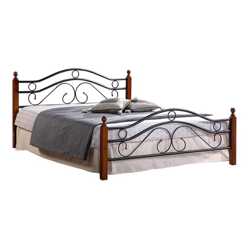 

Кровать металлическая Tetchair Queen bed 91 х 164,5 х 210 см, Черный, Queen