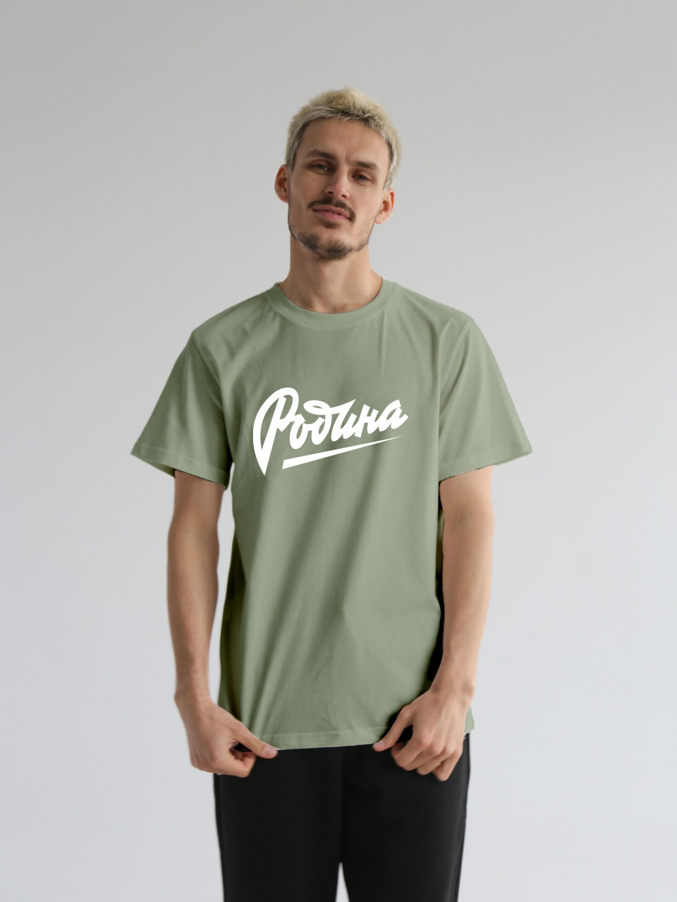 

Футболка мужская Родина TEE_M-PRNT-RODINA-013 зеленая M, TEE_M-PRNT-RODINA-013