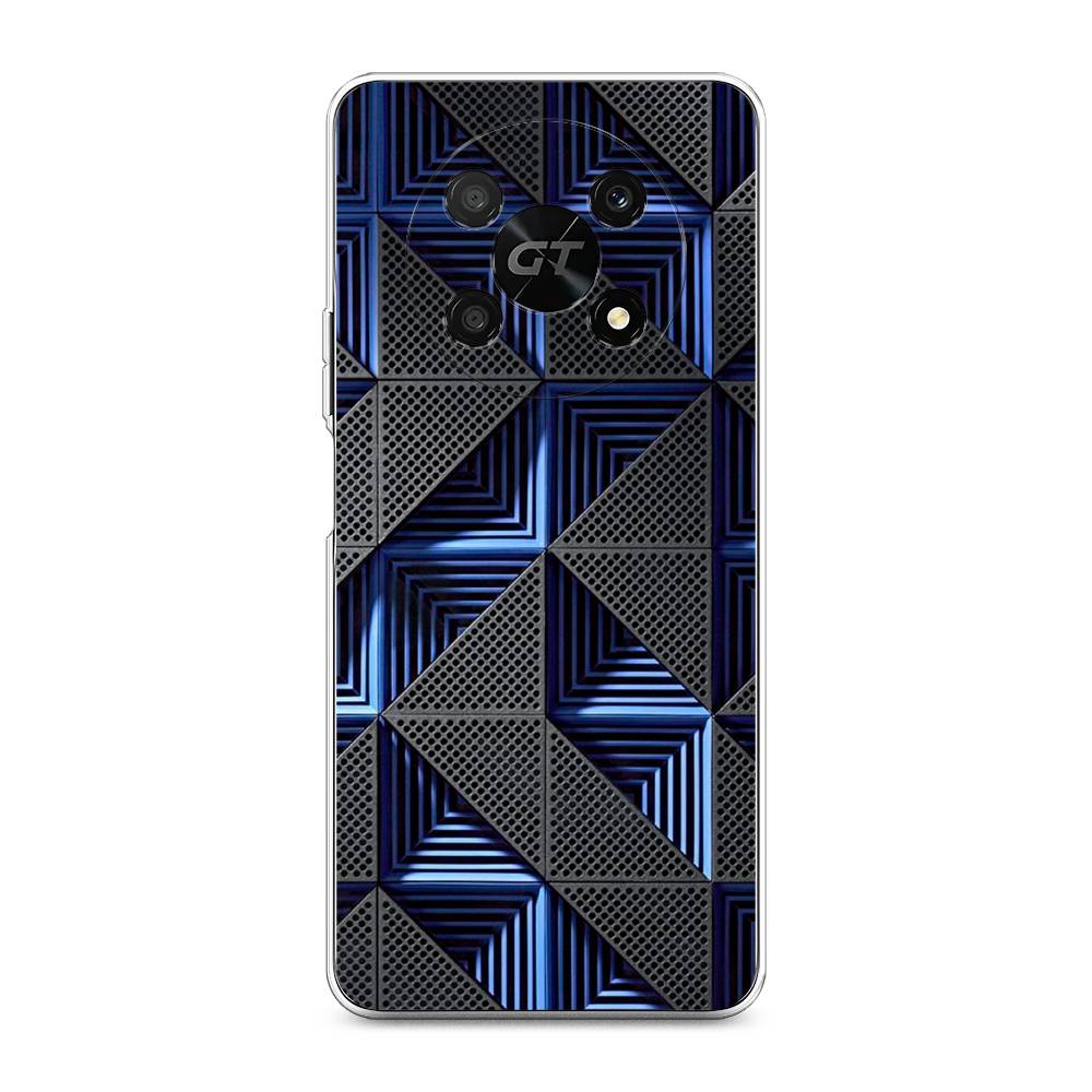 

Чехол на Honor X40 GT "IBM", Серый;синий, 6120150-3