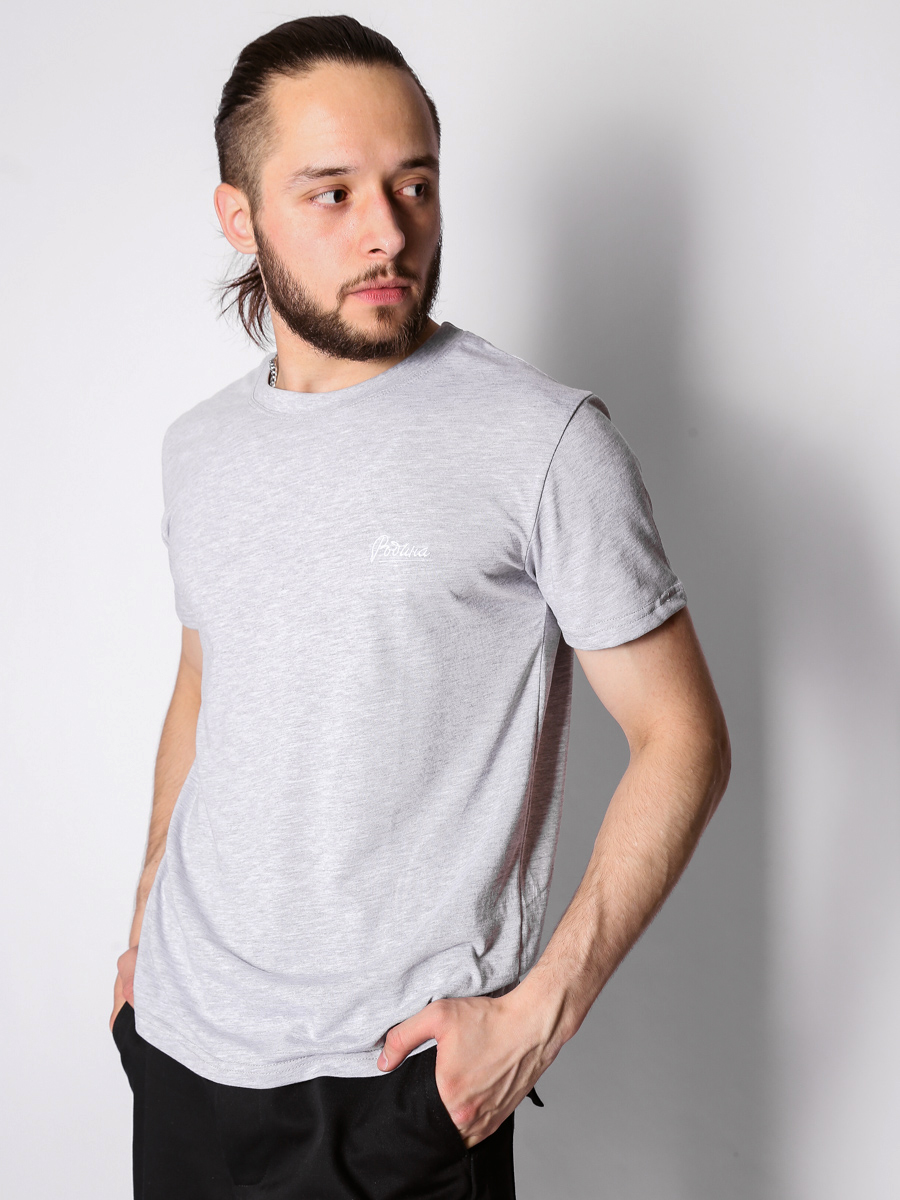 

Футболка мужская Родина TEE_M-BASE-014 серая XL, TEE_M-BASE-014