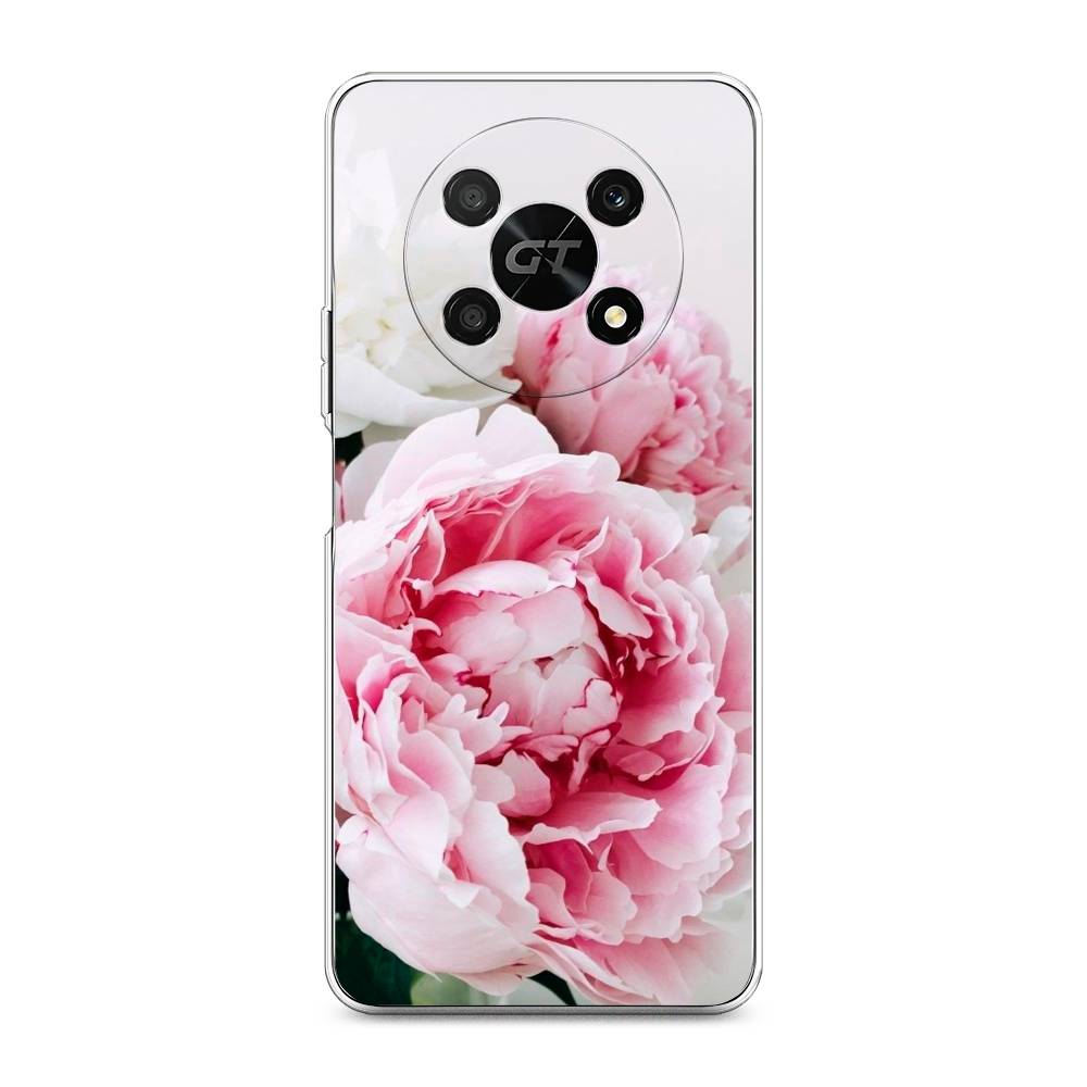 

Чехол на Honor X40 GT "Розовые и белые пионы", Розовый;белый, 6120150-2