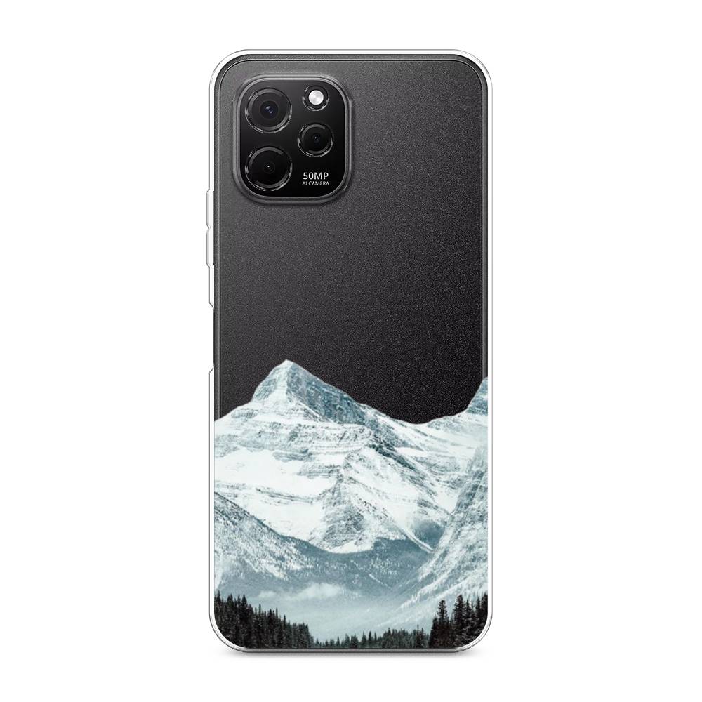 

Чехол на HuaweI Nova Y61 "Горы арт 1", Белый;зеленый, 6120050-2