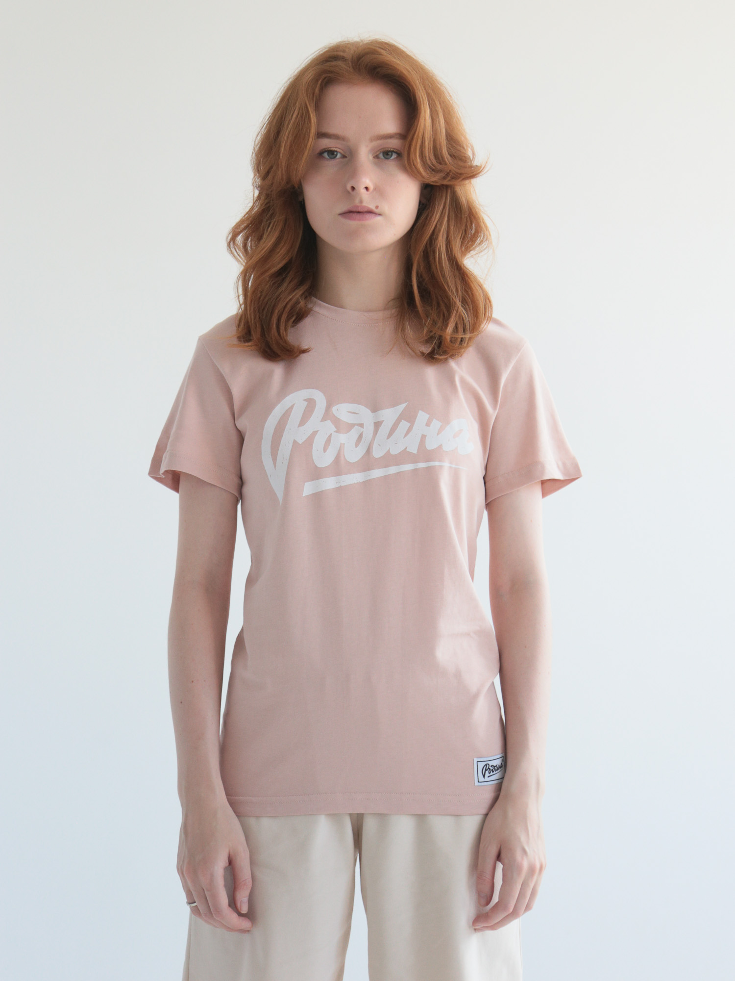

Футболка женская Родина TEE_W-PRNT-RODINA-009 розовая L, TEE_W-PRNT-RODINA-009