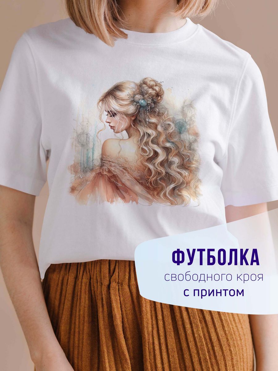 Футболка женская virinka FWV02 белая XS