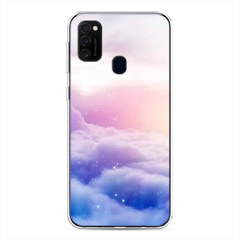 

Чехол для Samsung Galaxy M21/M30s "Небеса", Голубой;белый;розовый, 29750-2