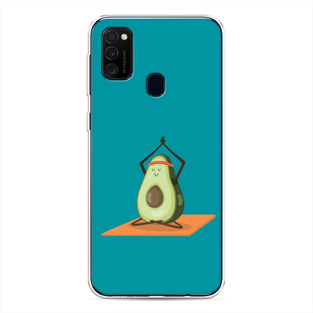 

Чехол для Samsung Galaxy M21/M30s "Расслабься с авокадо", Голубой, 29750-6