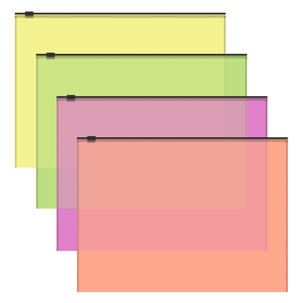 

Zip-пакет пластиковый ErichKrause Fizzy Neon, A4, полупрозрачный, 12 шт, Разноцветный