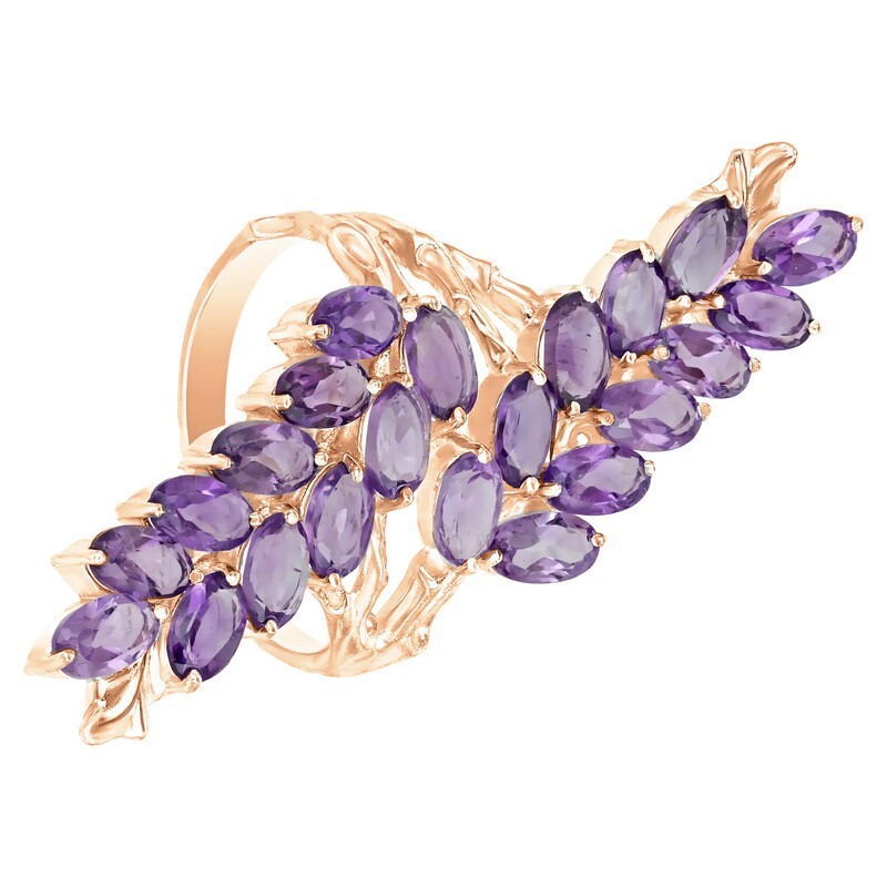 

Кольцо из серебра с аметистом р.21 LAZURIT-ONLINE 786002, 786002