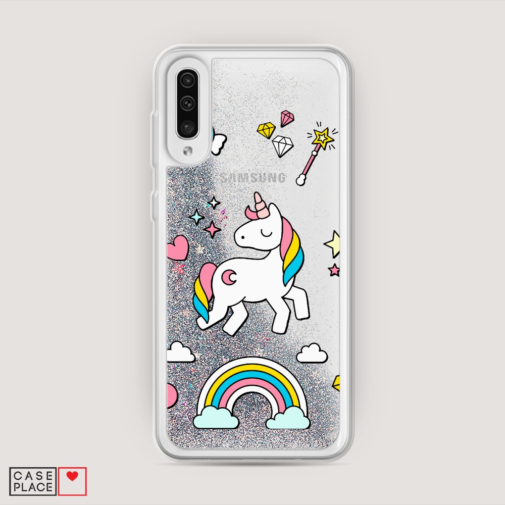 

Чехол Awog на Samsung Galaxy A30s/A50 "Принцесса единорог", Разноцветный, 28891-1