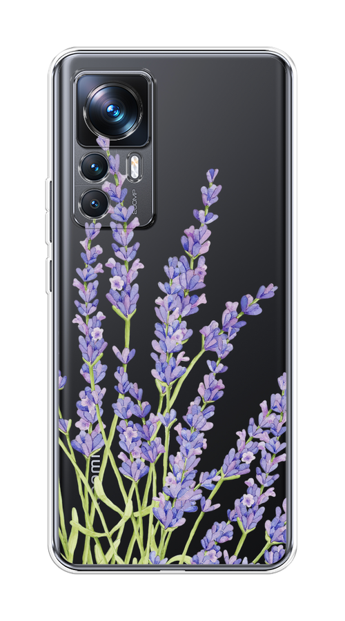 

Чехол на Xiaomi 12T Pro "Лавандовые стебли", Фиолетовый;зеленый, 315750-1