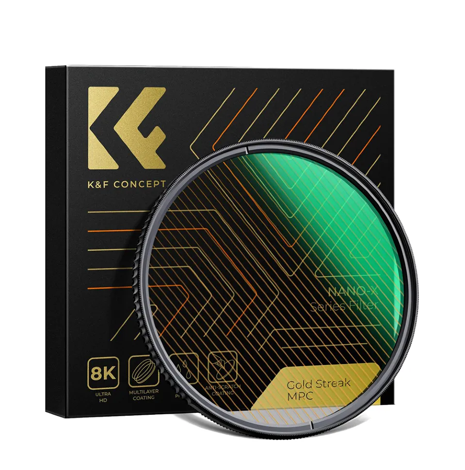 

Светофильтр лучевой 49 мм K&F Concept Nano-X MRC Gold Streak, Nano-X MRC Gold Streak