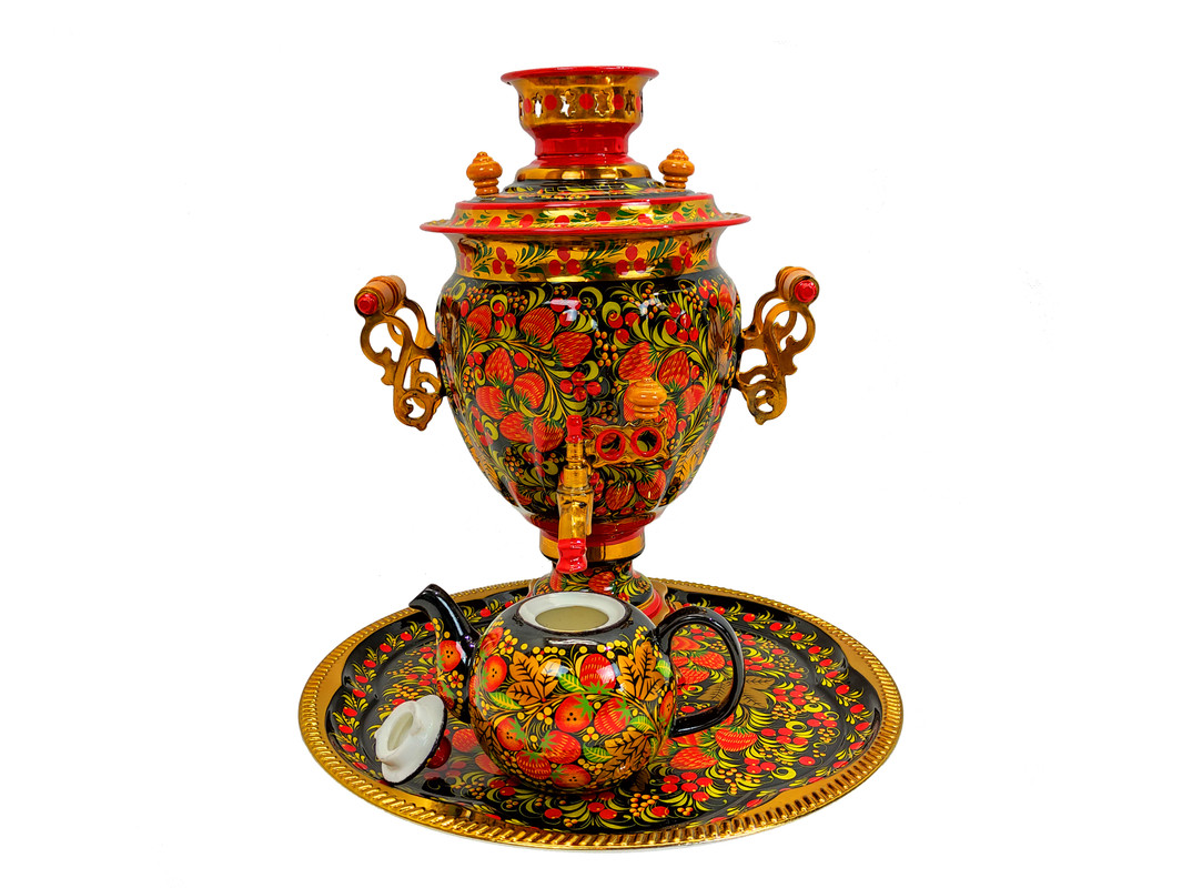 

Самовар электрический Elberon SMR3-J-K2 3 л Gold, Red, Black, SMR3-J-K2