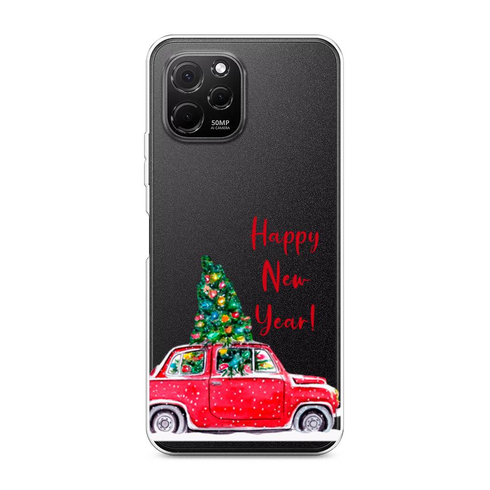 

Чехол на HuaweI Nova Y61 "Happy New Year", Красный;зеленый, 6120050-5