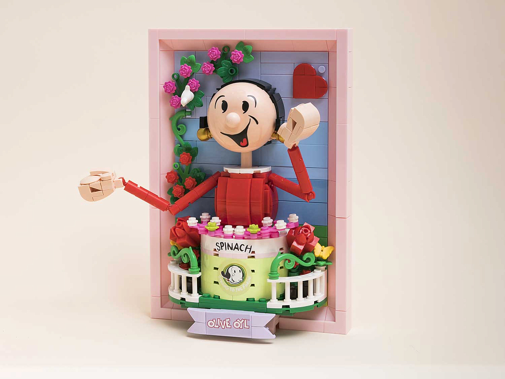

Конструктор Pantasy POPEYE Портрет Олив Ойл, 348 деталей, 86404, 86404
