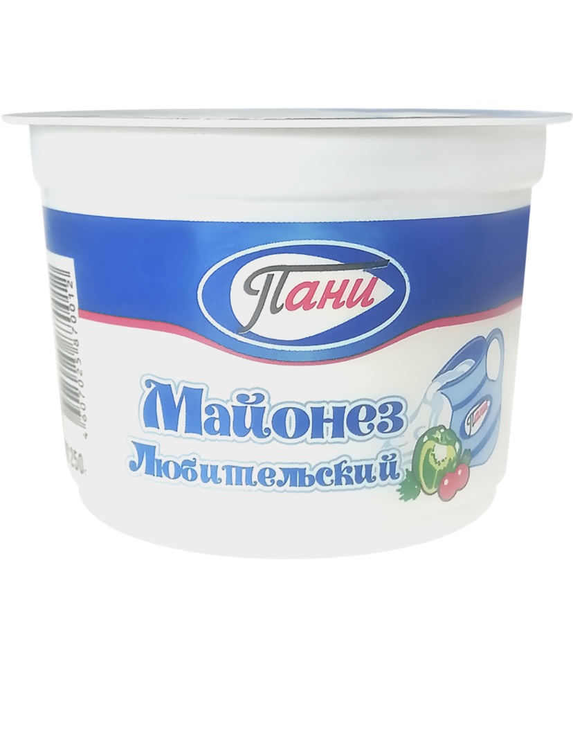 

Майонез Пани Любительский 50% БЗМЖ 250 мл