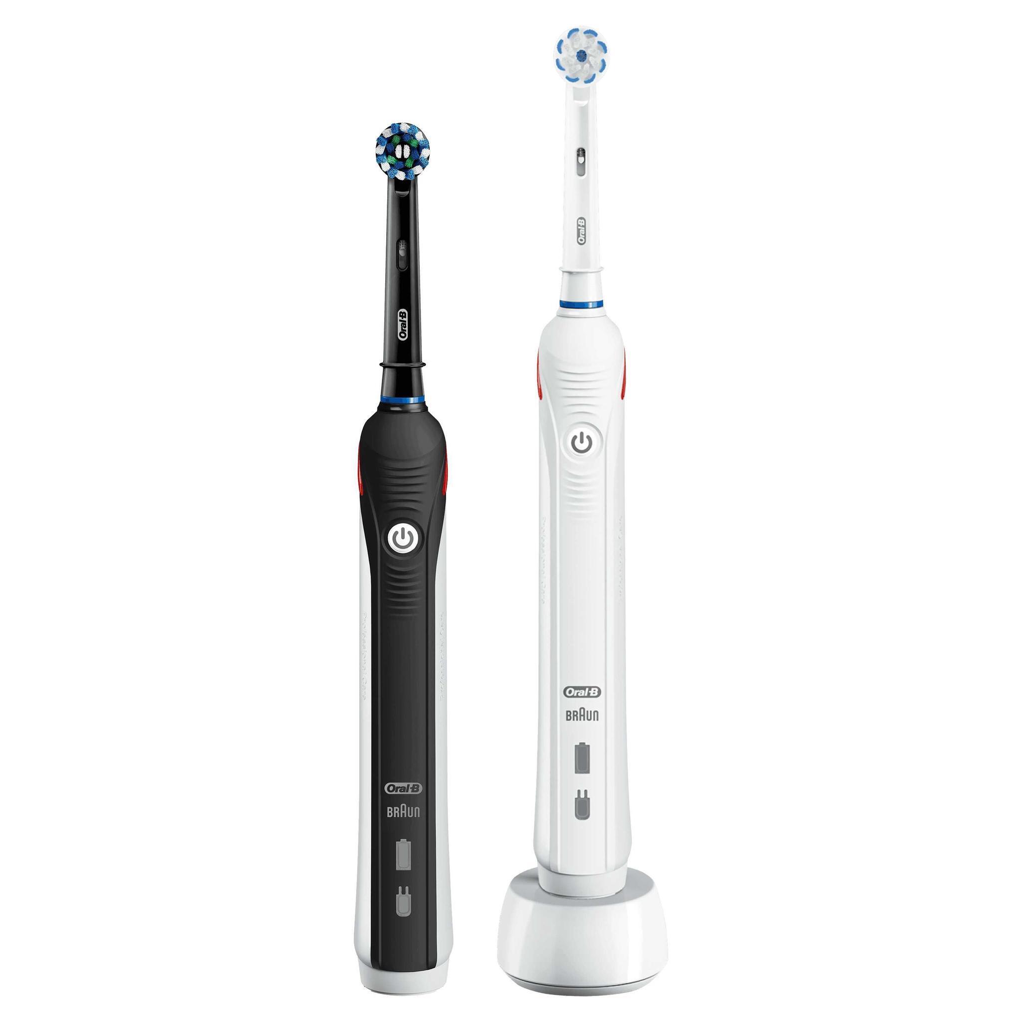 

Электрическая зубная щетка Oral-B PRO2 белая, черная, PRO2