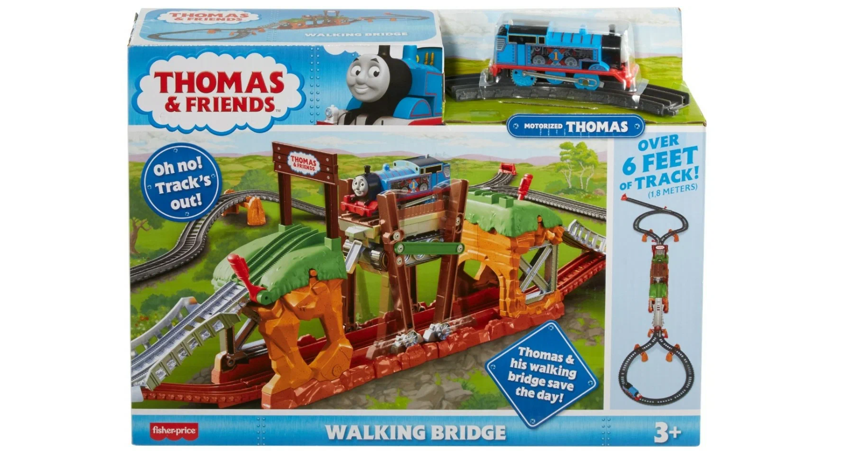 Железная дорога Мост fisher price Thomas and Friends с переправой GHK84