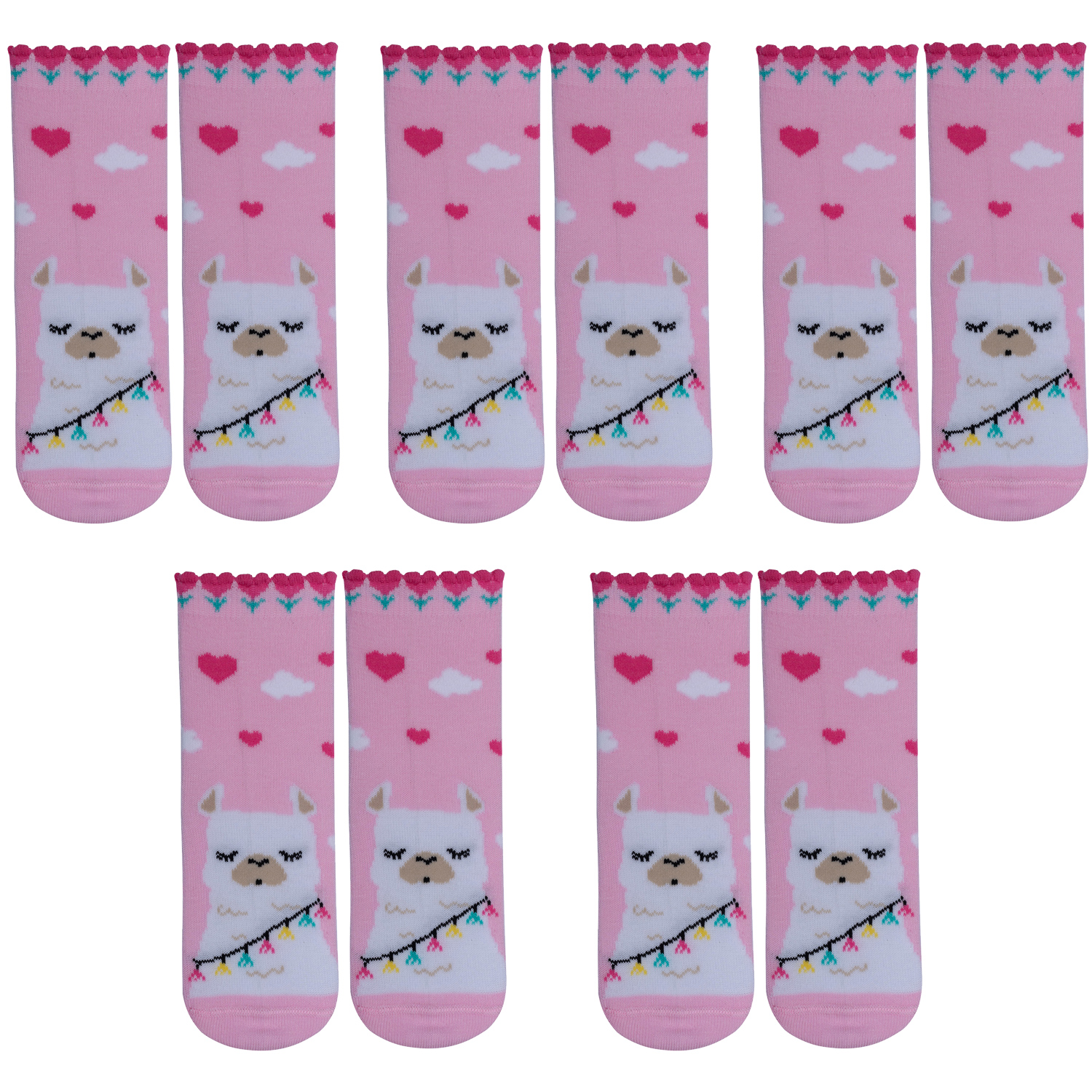 

Носки для девочек Rusocks 5-Д3-13047 цв. розовый; белый р. 26-28, 5-Д3-13047