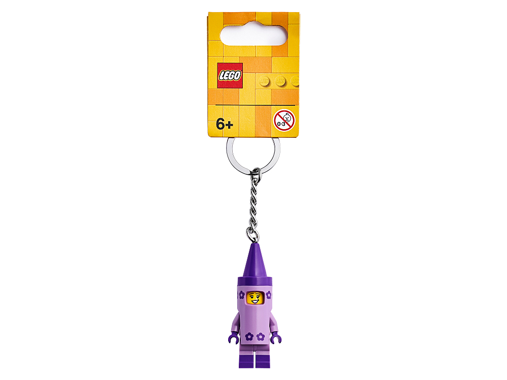 

Брелок для ключей LEGO «Девочка в костюме карандаша» 853995, Фиолетовый, 853995