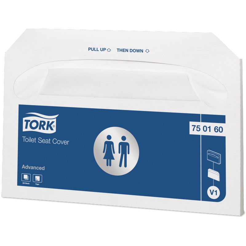 

Покрытия Tork Advanced на унитаз, белые, 250 шт., Белый