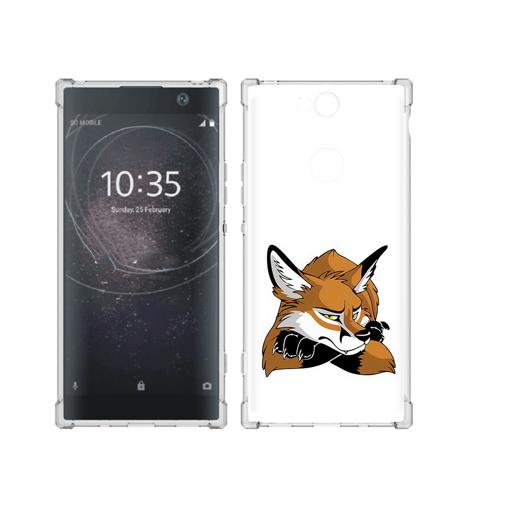 

Чехол MyPads Tocco для Sony Xperia XA2 Plus фокс, Прозрачный, Tocco