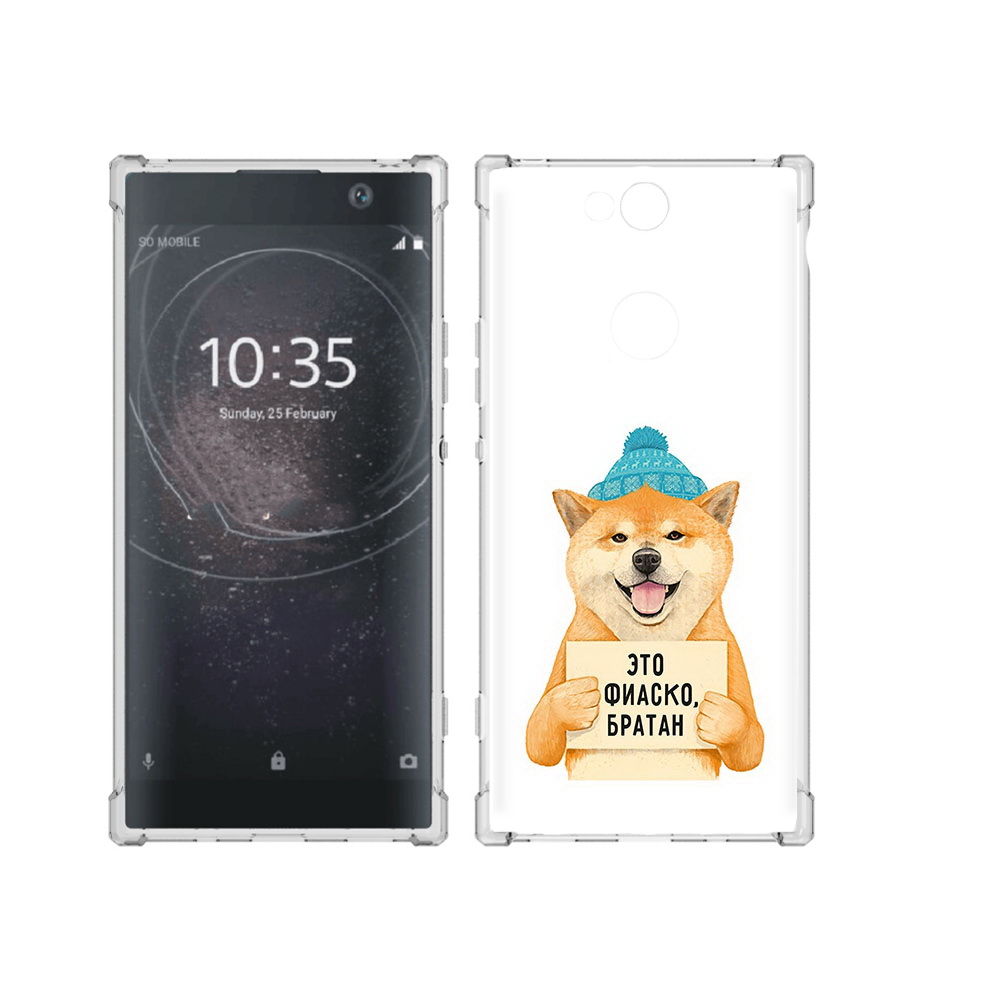 

Чехол MyPads Tocco для Sony Xperia XA2 Plus фиаско, Прозрачный, Tocco