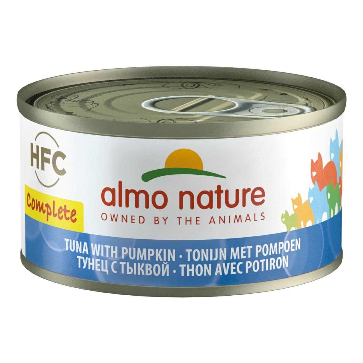 

Влажный корм Almo Nature с тунцом и тыквой для кошек 70 г х 24 шт